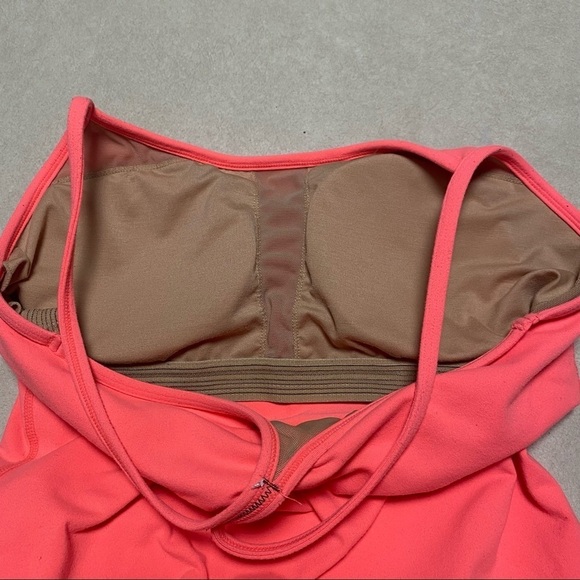 🍋 Lululemon Y Tank Top Coral Size 8 - Picture 6 of 10